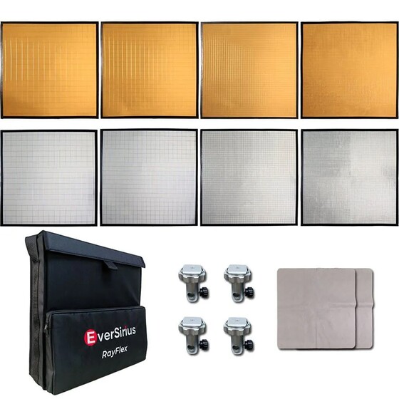 RayFlex Multi-mirror Flexible Reflectors Gold+Silver 45x45 Kit M-45