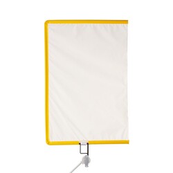 White Artificial Silk - 60x90