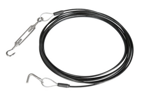 Safety wire for kh20 butterfly frame